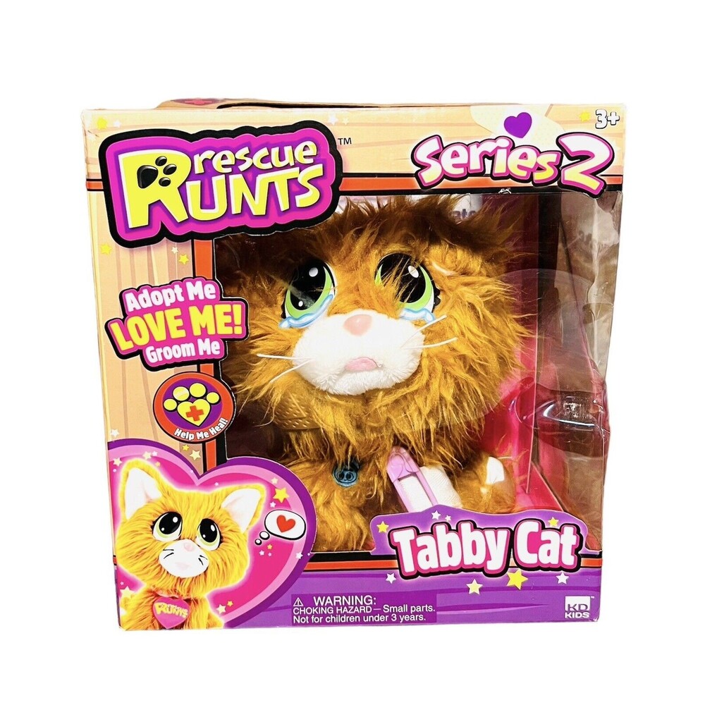 Rescue Runts TABBY CAT Adopt Me Series 2 - Retired S19015 - 2019 Factory Sealed